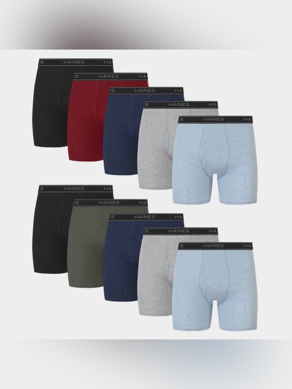 Hanes Red Label Men's Super Value Boxer Briefs 10pk